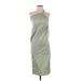 Bobbles & Lace Casual Dress: Green Dresses - Women's Size Small