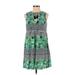 Old Navy Casual Dress - A-Line Crew Neck Sleeveless: Green Dresses - Women's Size X-Small