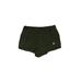 Reebok Athletic Shorts: Green Print Activewear - Women's Size Medium