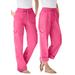 Plus Size Women's Convertible Length Cargo Pant by Woman Within in Peony Petal (Size 22 W)