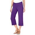 Plus Size Women's Capri Stretch Jean by Woman Within in Purple Orchid (Size 12 WP)