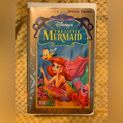 Disney Media | The Little Mermaid Vhs 1998 Original Fully Restored Special Edition Video Tape | Color: Blue/Red | Size: Os