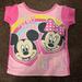 Disney Pajamas | Disney Minnie Mouse, Mickey Mouse Pink Short Sleeved Pj Shirt 3t | Color: Pink | Size: 3tg