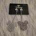 Disney Jewelry | Disney Mickey Mouse Disco Ball Earrings | Color: Silver | Size: Os