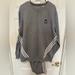 Adidas Sweaters | Adidas Skateboarding Matching Sweats Grey And White Top (Xl) Bottom (L) | Color: Gray | Size: Xl