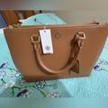 Tory Burch Bags | Nwt- Tory Burch Robinson Double Zip Tote, Large Size Color Tigers Eye | Color: Tan | Size: Os