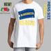 Urban Outfitters Shirts | Blockbuster Be Kind Rewind T Shirt Unisex Size M White Crew Neck Short Sleeve | Color: Blue/White | Size: M