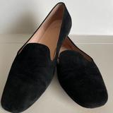 J. Crew Shoes | J. Crew Black Suede Smoking Slippers - Size 7.5 | Color: Black | Size: 7.5