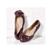 Tory Burch Shoes | Nib Tory Burch Blossom Port Wine Flowers Leather Gold Reva Ballet Flats 7 | Color: Brown/Gold | Size: 7