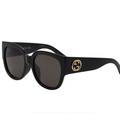 Gucci Accessories | Gucci 55mm Square Sunglasses | Color: Black/Gold | Size: 55mm 20mm 140mm