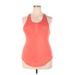 Zyia Active Active Tank Top: Orange Activewear - Women's Size 2X-Large