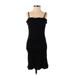 Brave Soul Casual Dress - Party Square Sleeveless: Black Solid Dresses - Women's Size X-Small