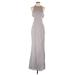 Fame And Partners Casual Dress - Maxi: Gray Dresses - New - Women's Size 4