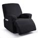 Latitude Run® Slipcovers Box Cushion Armchair Slipcover in Black | 37 H x 33 W x 36 D in | Wayfair 865E377599F94B459397F63D47287AC3