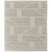 White 117 x 93 x 0.71 in Area Rug - Hokku Designs Rectangle Jalaycia Wool Area Rug Wool | 117 H x 93 W x 0.71 D in | Wayfair