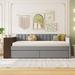 Latitude Run® Bed Upholstered/Velvet, Linen in Gray | 26.4 H x 42.1 W x 85.6 D in | Wayfair 6317AB97C7C742B48027C125B9C70BAE