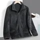 Veste cardigan à manches longues double face pour hommes revers poches latérales manteau à