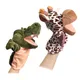 Marionnette à main en peluche douce pour enfants jouet en peluche histoire de crocodile figurine