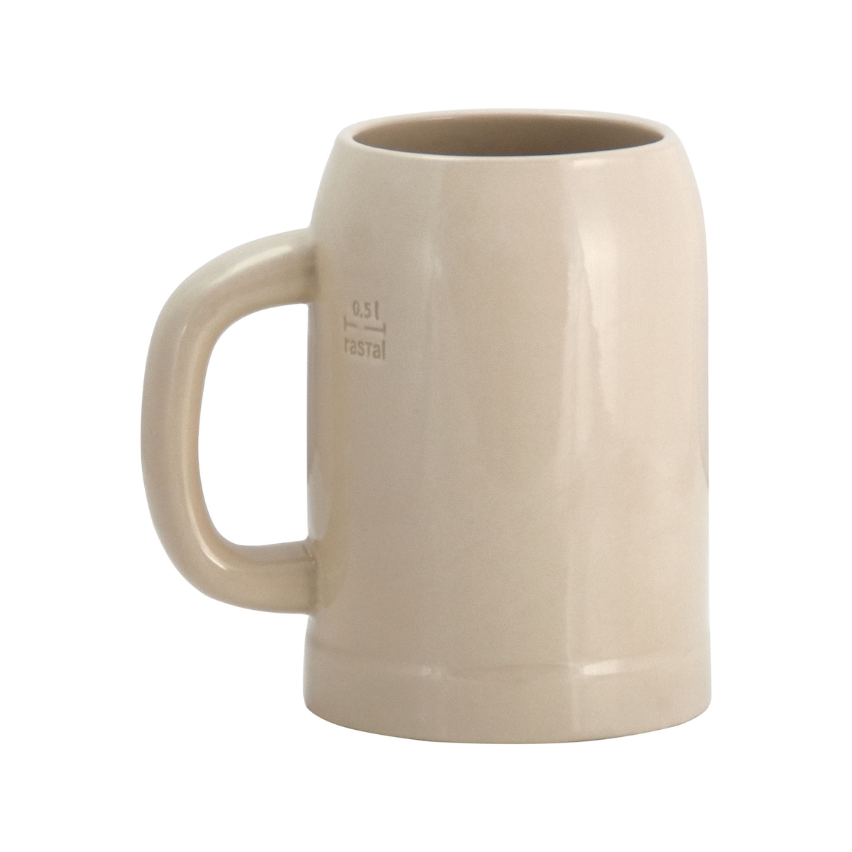 Grenzauer-Bierkrug Humpen 1 Stk. 0,5 Liter mit Eichstrich Steinkrug Image