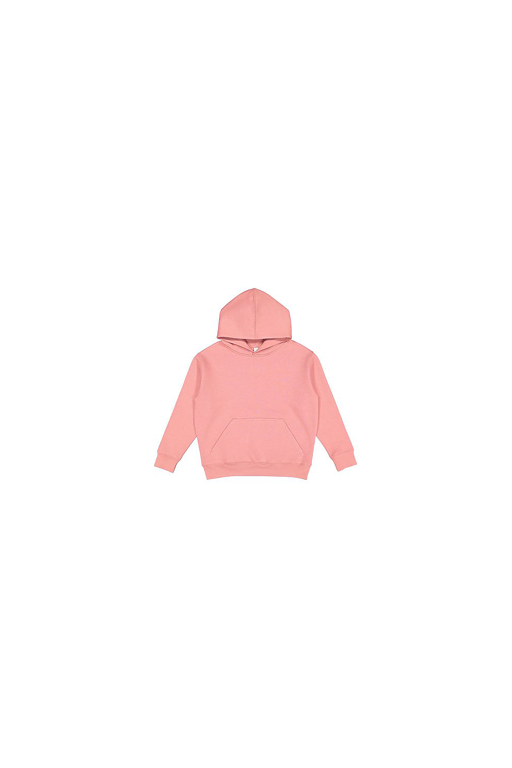 LAT 2296 Youth Fleece Hoodie Sweatshirt in Mauvelous size Medium LA2296
