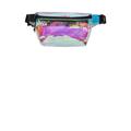 Port Authority BG930 Clear Hip Pack in Iridescent/Black size OSFA | PVC