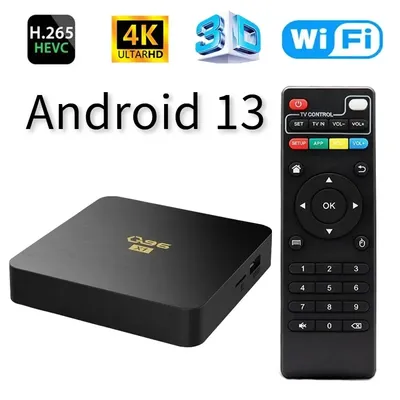 Q96 X1 Smart TV Gerät HD 4K Decoder Android 13 All Winner H3 WiFi 4G 8GB 128GB Multimedia Player IPTV Android TV Box