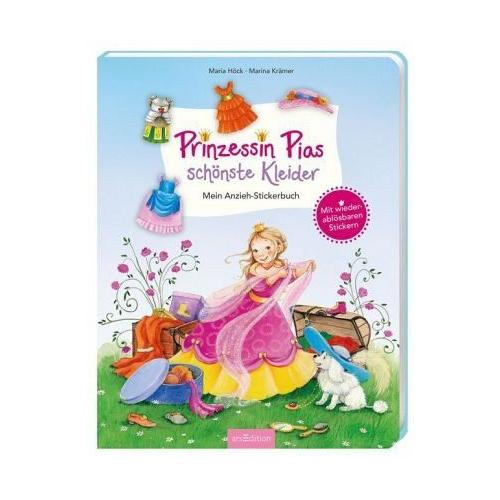 Prinzessin Pias schönste Kleider – Mein Anzieh-Stickerbuch – Maria Höck