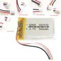 Batteria ricaricabile al litio ai polimeri di Lipo da 3,7 V 500 mAh JST Spina a 3 pin 1.0/1.25/1.5/2.0/2.5mm per auricolare Bluetooth GPS MP3 582535
