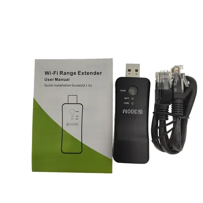 Universal USB TV WiFi Dongle Adapter 300Mbps Drahtlose Netzwerk Karte RJ45 Wifi Repeater Für WPS Samsung LG Sony Smart TV