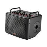 Walmeck Acoustic Guitar Amp 40W Rechargeable Portable Electric Guitar Speaker with OTG/Type-C Jack Reverb Chorus Delay Dual Channel for Live Streaming Recording Stage Performance