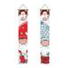 SDJMa 2 Pieces Outdoor Christmas Decorations Xmas Hanging Porch Signs Banner Winter Holiday Door Banner Decoration for Yard Front Door Home Wall Decor (Gnome)