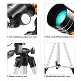 Andoer-2 Monocular for Bird Refracting Telescope Eyepiece Cover Dust with Finder Scope 15 X- 150 X 70 mm Large Gazing Watching Teleconverter Aperture 15 150 70 ZD Star Astronomic Leeofty Tripod DOYING