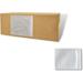X 12 Clear Enclosed Packing Envelope Plain Face Usable Dim 9.5 X 11.5 Front- Clear Back- White (500 Pack)