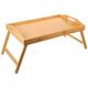 Household Foldable Table Convenient Bed Table Portable Bed Desk Camping Wooden Desk