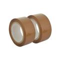 Prockage 2 Inch Cello Tape | Self Adhesive Tapes | 65 Meter Length | High Strength | Combo Tapes | For Packaging Decorating And Diy (2 Brown -2 Tapes)