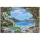 Coolnut Beautiful Gardens 1000 Pcs of Irregular Puzzle in a Box Printed with Colored Letters on Back to Reduce Difficulty a Happy Time of Cooperation for Adults and Kids(20.5x14.9In)