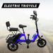 Three Wheel Electric Trike for Adults 3 Wheel Motorized Folding Tricycle E-Bike