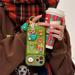 Creative IPhone Case Cute Christmas 3D Doll With Flip Mirror Phone Case Soft TPU Silicone Phone Case With Funny Pendant