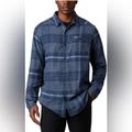 Columbia Shirts | Columbia Men's Cornell Woods Flannel Long Sleeve Shirt | Color: Blue | Size: Xxl