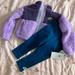 Nike Matching Sets | Nike Super Warm Winter Jacker Fluffy Purple Leggings Set 6247 | Color: Purple | Size: 2tg