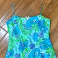 Lilly Pulitzer Dresses | Lilly Pulitzer Sundress Dress Aqua Blue Summer Vacay Beach Coastal Small 2 | Color: Blue/Green | Size: 2