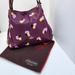 Coach Bags | Coach Edie 31 Hobo Bag 37160 Women's Turnlock Floral Plum Pebbled Leather Purse | Color: Purple | Size: 12"