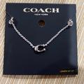 Coach Jewelry | Coach Signature “C” Necklace | Color: Silver | Size: Os