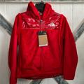 The North Face Jackets & Coats | Girls Red Fleece The North Face Hoodie Jacket. Size 7/8 | Color: Red | Size: 7/8