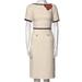 Gucci Dresses | Bnwt Gucci Sylvia Boucle Boatneck Sheath Tweed Floral Dress Small 4-6 | Color: White | Size: 4