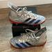 Adidas Shoes | Kids Adidas Predator Soccer Cleats. Silver/Black/Royal/Red. Size 1.5 | Color: Black/Silver | Size: 1.5b