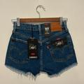 Levi's Shorts | *New W/Tags* 501 Dark Denim Shorts High Rise (Size: 25) | Color: Blue | Size: 25