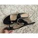 Gucci Shoes | Gucci Dionysus Thong Silver Buckle Logo Black Leather Slides Sandals 38.5 | Color: Black | Size: 8.5