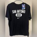 Nike Shirts | Nike San Antonio 210 Men’s L Nwt | Color: Black | Size: L