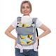 vrbabies Baby Warp Carrier Ergonomic Baby Soft Sling for Newborn to Toddler, Front Baby Chest Carrier for Men Women,360 Comfy Fit Infant Holder Kangaroo Wrap Carrier for Baby Girl Boy Shower Gift-Grey